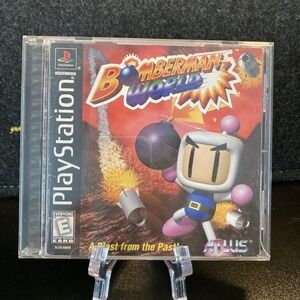 Bomberman World (Sony PlayStation 1, 1998) (Tested & Working)